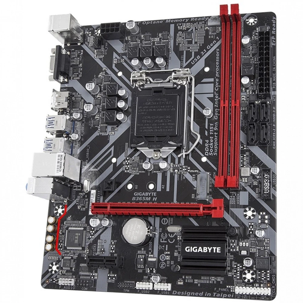 Материнская плата Gigabyte B365M H B365M H OEM Micro-ATX, LGA 1151