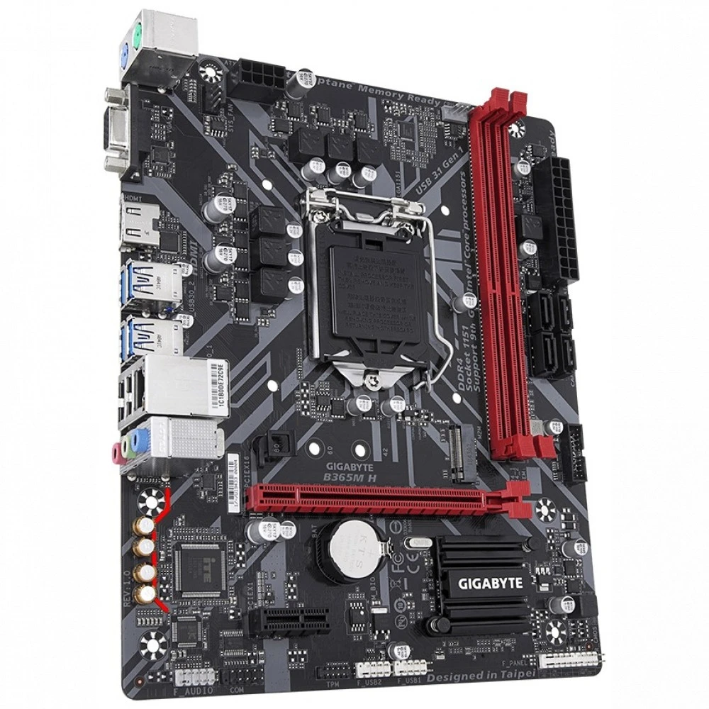 Материнская плата Gigabyte B365M H B365M H OEM Micro-ATX, LGA 1151