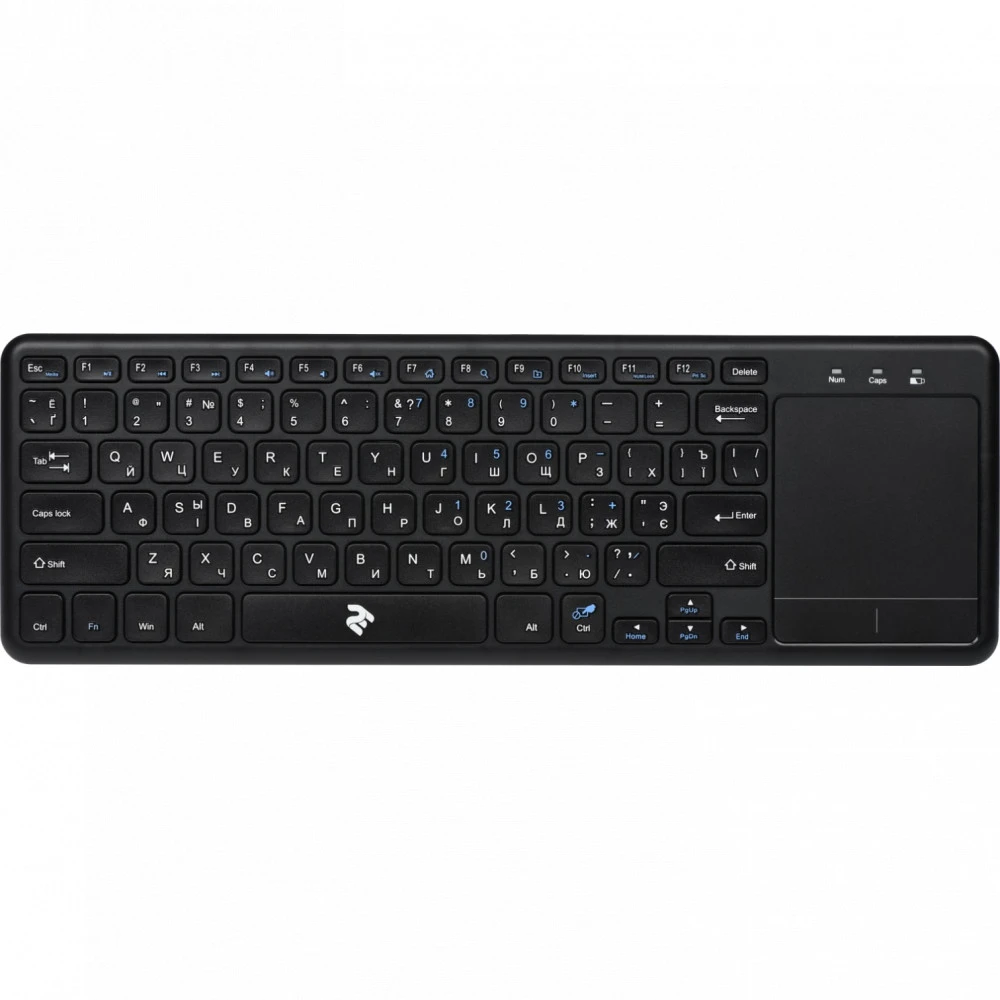 Клавиатура 2E Touch Keyboard KT100 WL 2E-KT100WB Беспроводная, USB