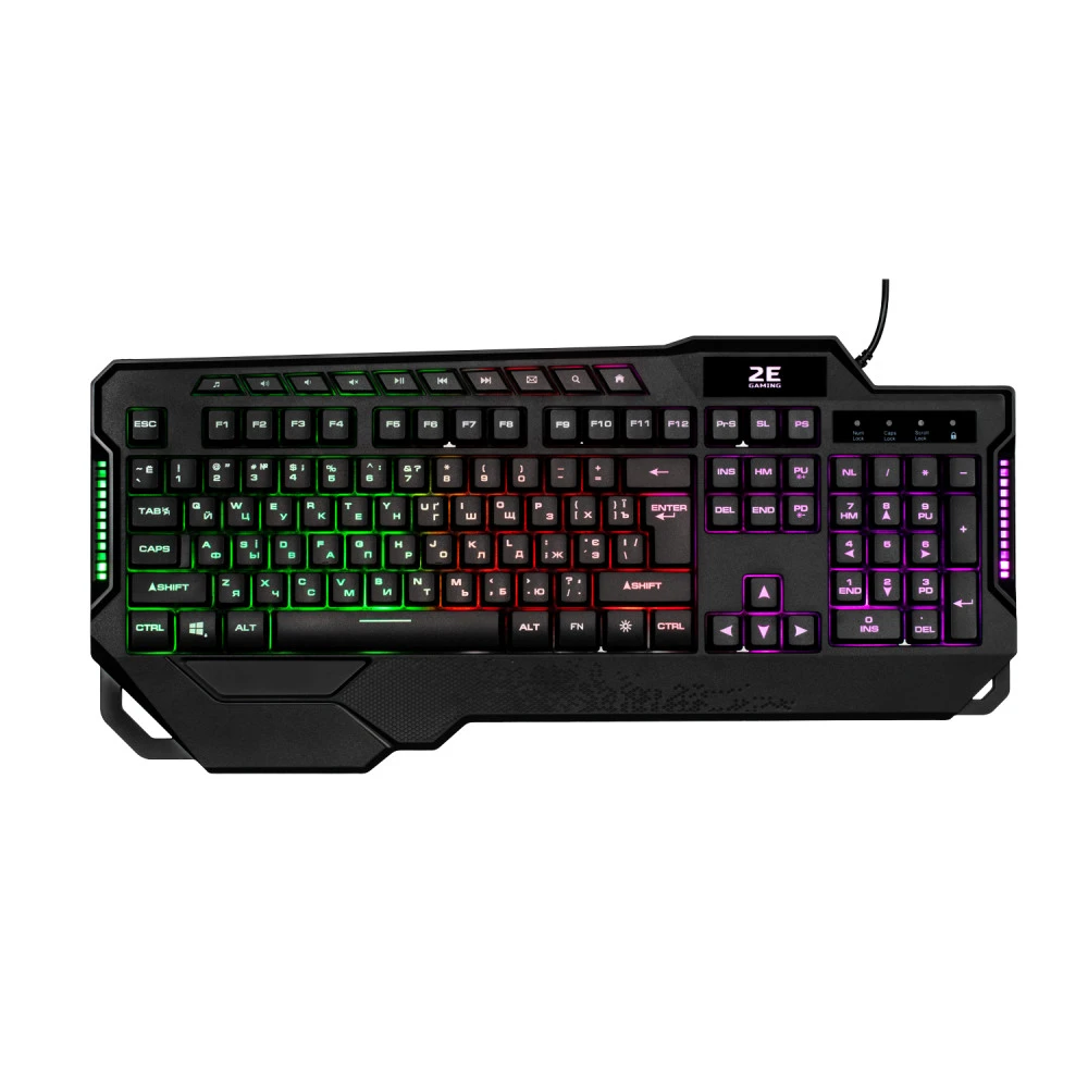 Клавиатура 2E GAMING KG340 LED 2E-KG340UBK Проводная, USB