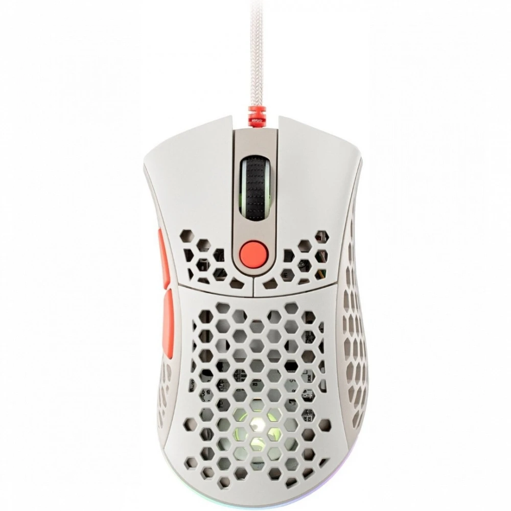 Мышь 2E HyperSpeed Pro RGB Retro White 2E-MGHSPR-WT Игровые, Проводная