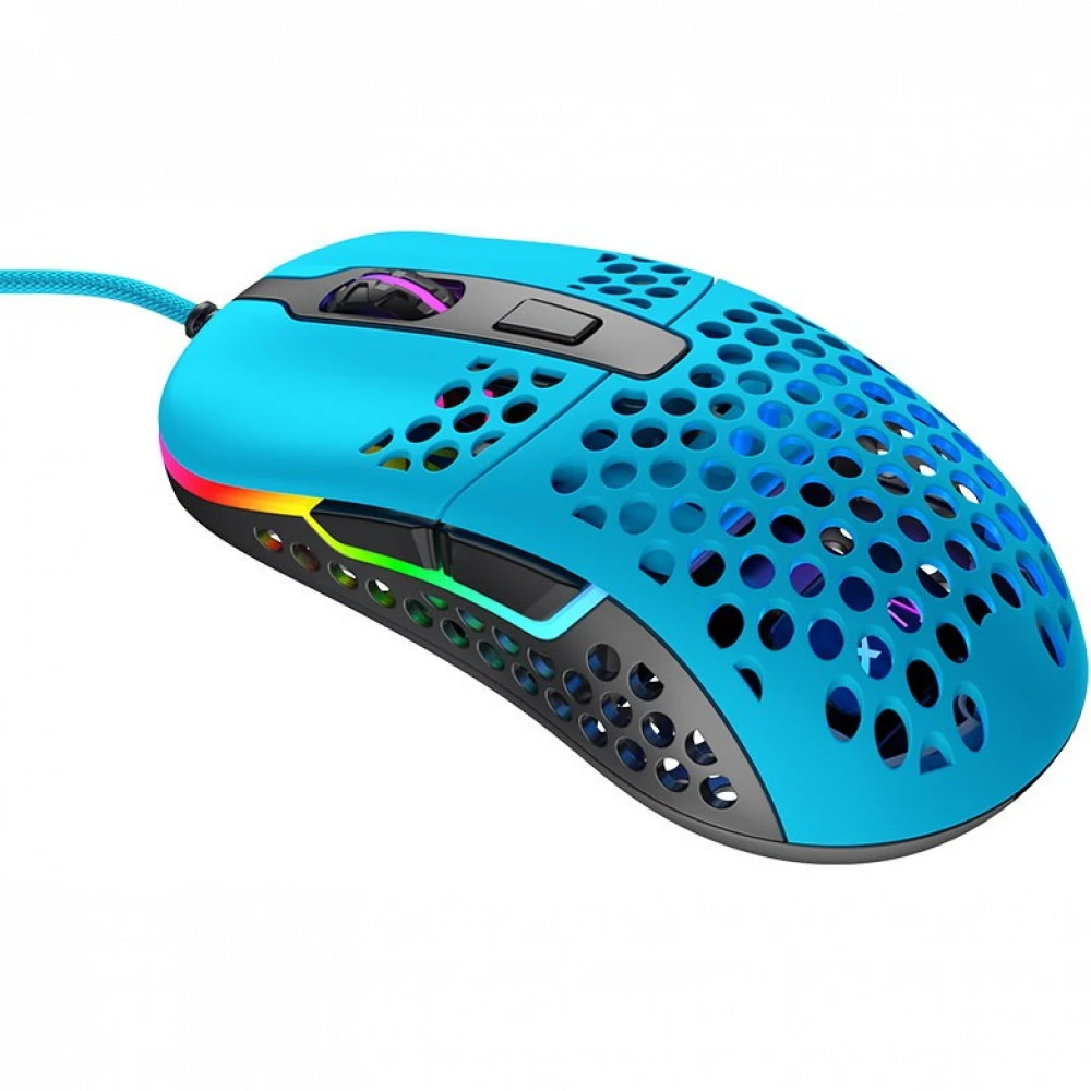Мышь Xtrfy M42 RGB USB Miami Blue XG-M42-RGB-BLUE Игровые, Проводная