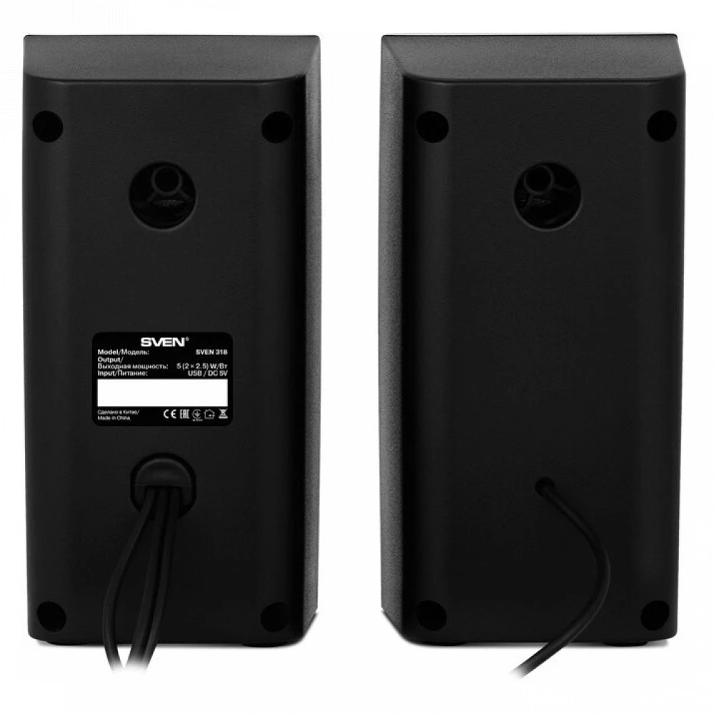 Компьютерные колонки Sven 318 SV-015176 Черный