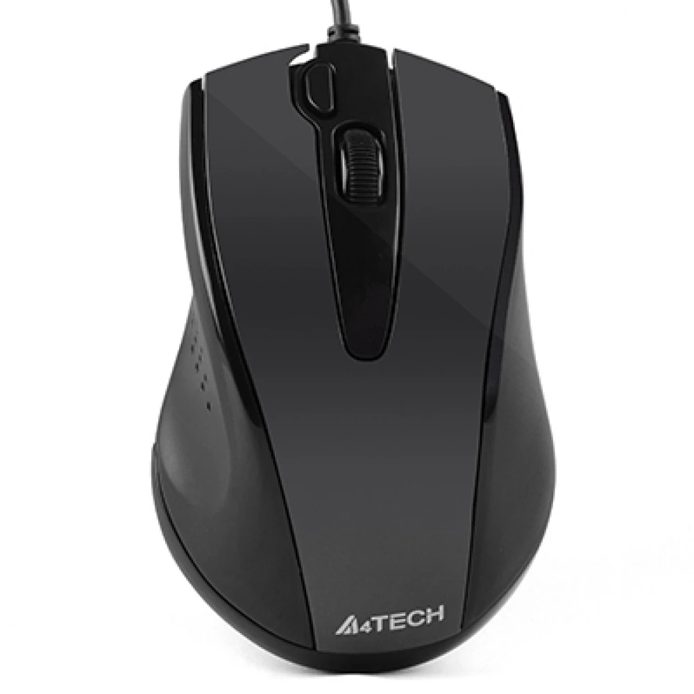 Мышь A4Tech N-500F N-500F-GLOSSY-GREY Бюджетные, Проводная