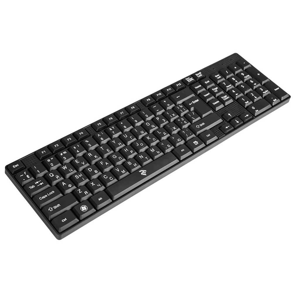 Клавиатура 2E KS 106 USB 2E-KS106UB Проводная, USB