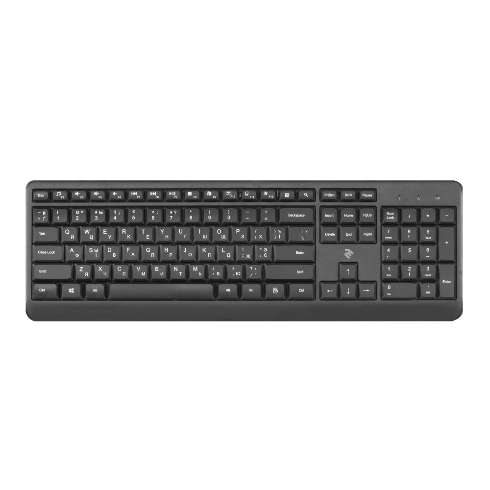 Клавиатура 2E KS220 WL Black 2E-KS220WB Беспроводная, USB