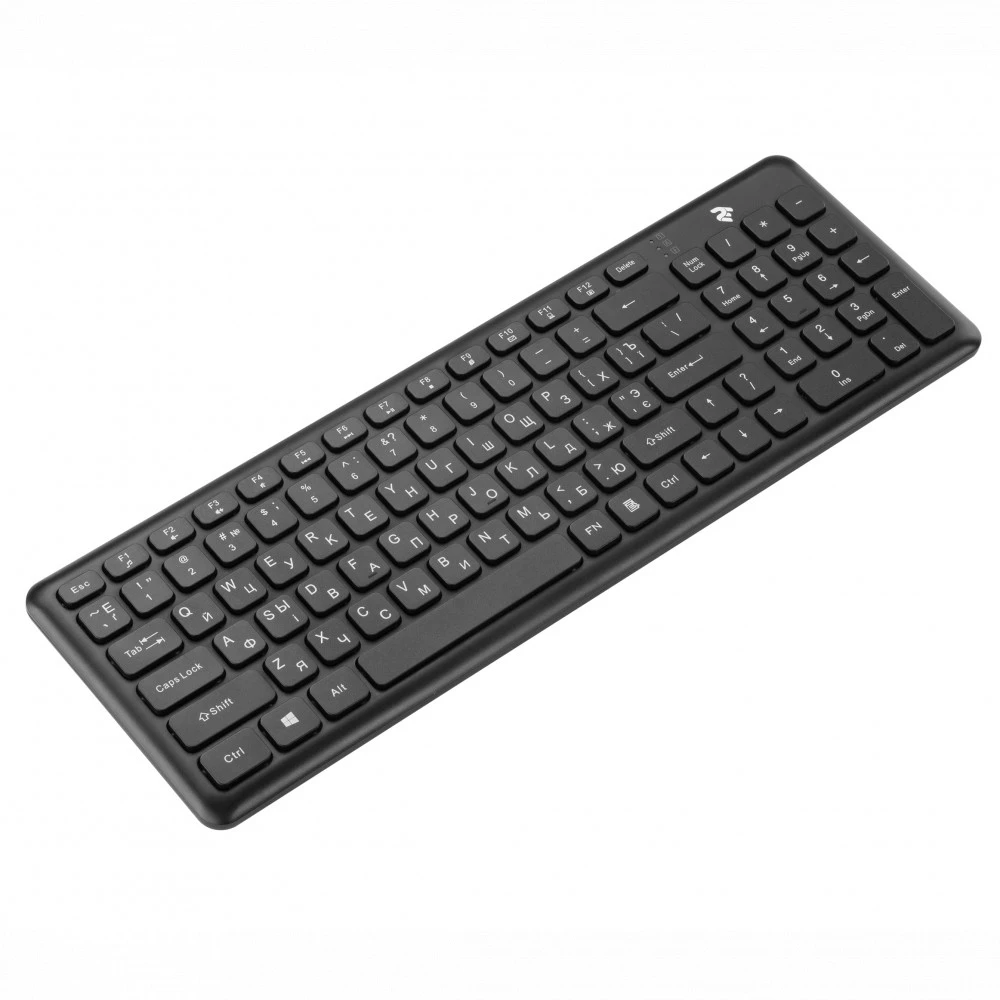 Клавиатура 2E KS230 Slim WL 2E-KS230WB Беспроводная, USB