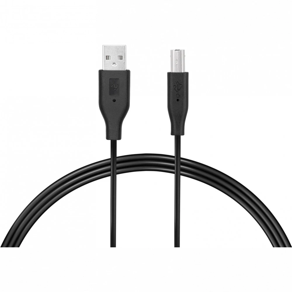 Кабель интерфейсный 2E USB 2.0 A - USB 2.0 B (1.8M) 2E-W-3169M1.8 USB Type A - USB Type B