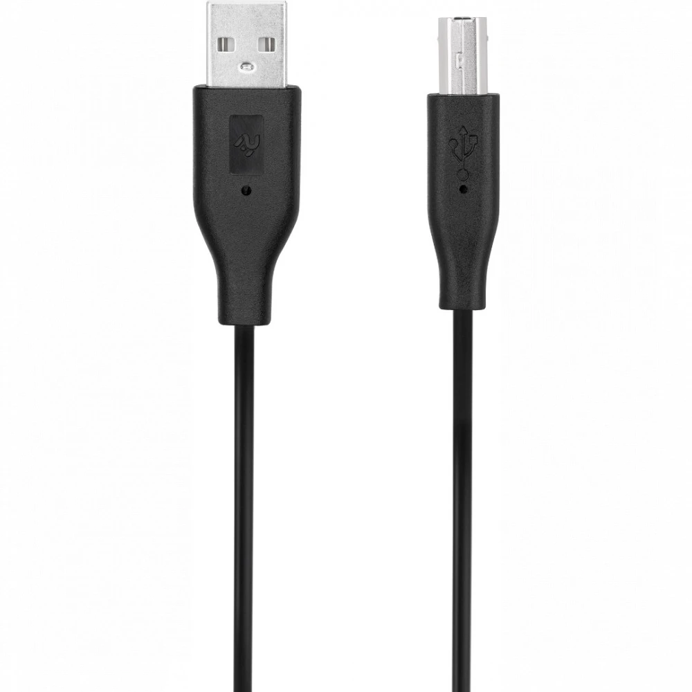 Кабель интерфейсный 2E USB 2.0 A - USB 2.0 B (1.8M) 2E-W-3169M1.8 USB Type A - USB Type B