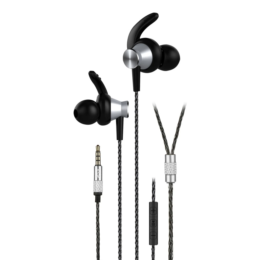 Наушники 2E S8 PISTON MAGNET MIC SILVER 2E-IES8SL