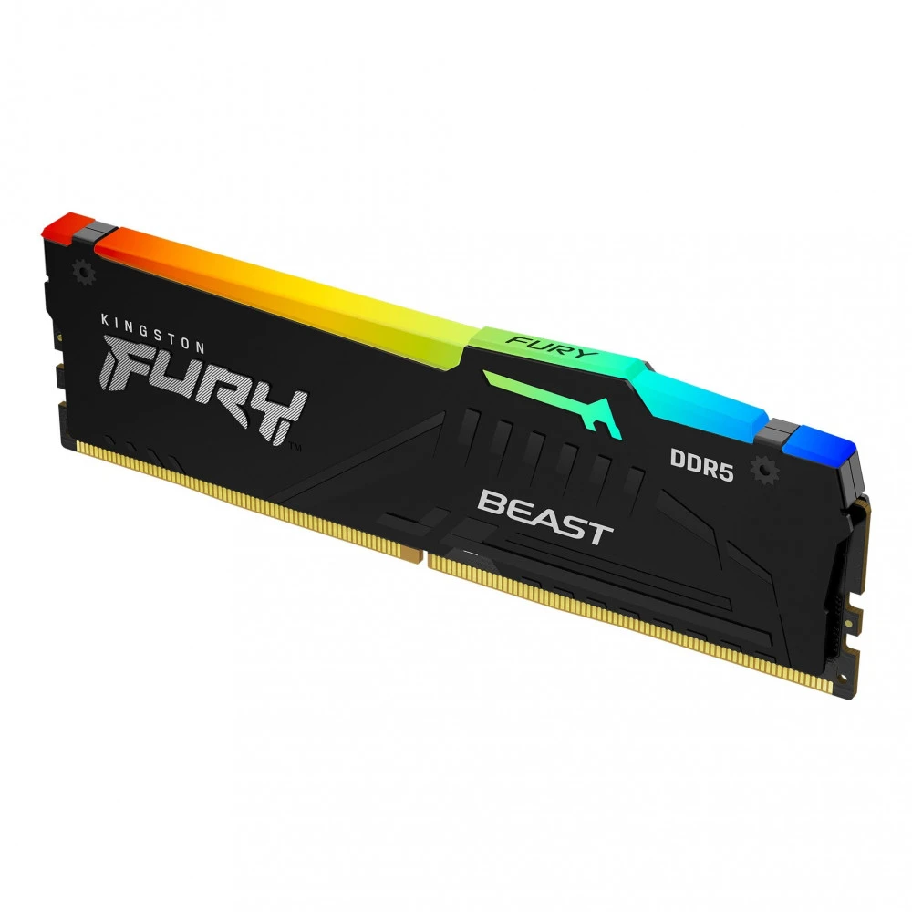 ОЗУ Kingston Fury Beast RGB KF548C38BBA-8 DIMM, DDR5, 8 Гб, 4800 МГц