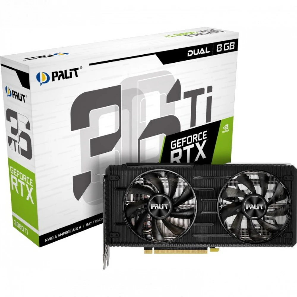 Видеокарта Palit NVIDIA GeForce RTX 3060Ti NE6306T019P2-190AD BULK 8 ГБ
