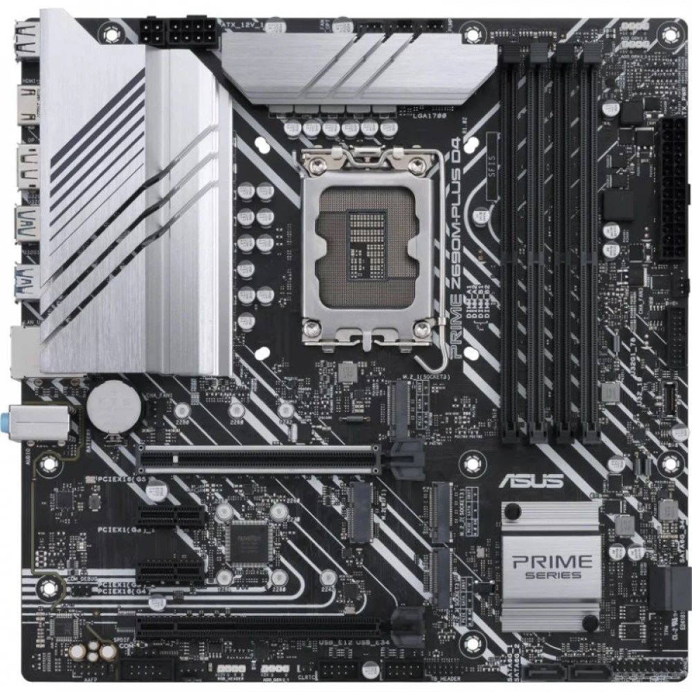 Материнская плата Asus PRIME Z690M-PLUS D4 Micro-ATX, LGA 1700