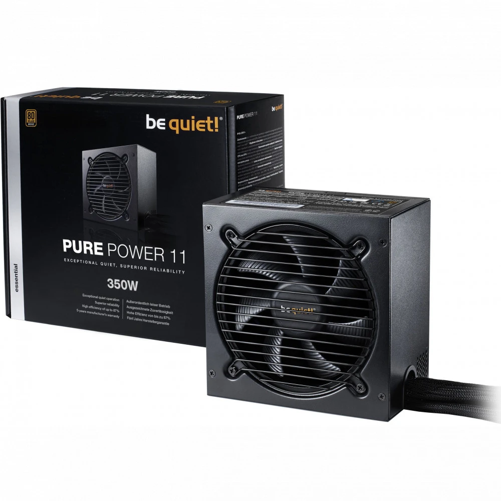 Блок питания be quiet! Pure Power 11 BN291 350 Вт, 80+ Bronze
