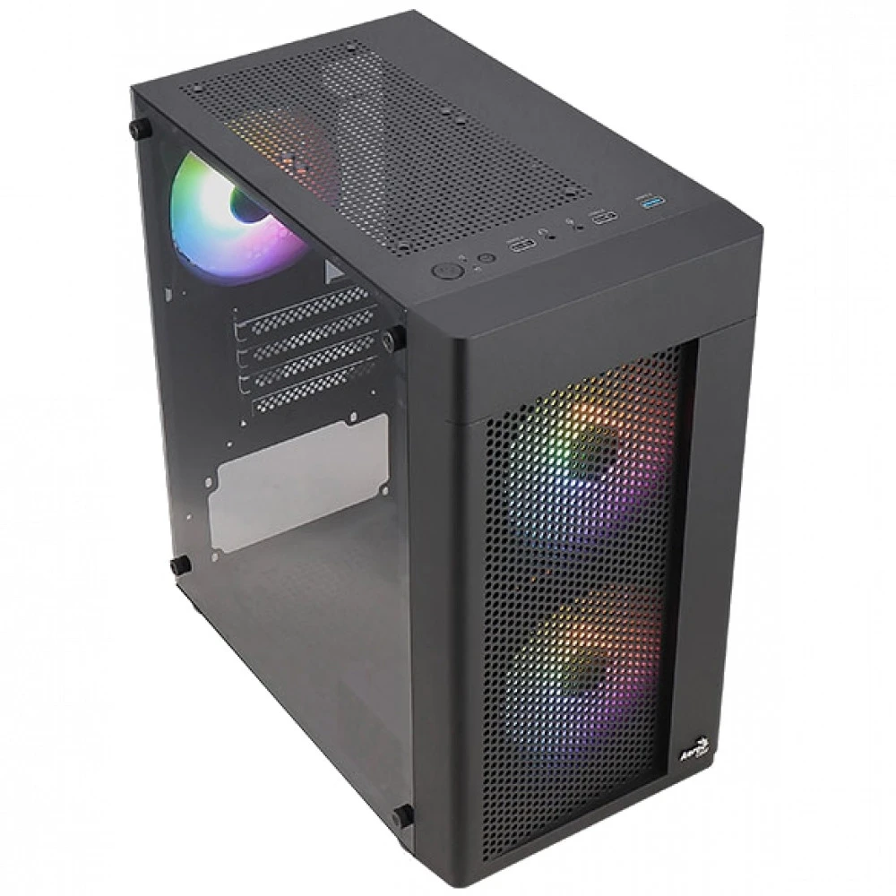Корпус Aerocool HEXFORM-G-BK-v2 4711099471799 Mini-Tower