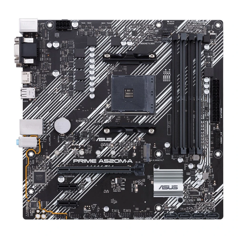 Материнская плата Asus PRIME А520М-А Micro-ATX, AMD AM4