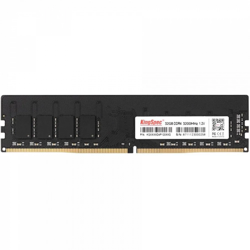 ОЗУ KingSpec single rank KS3200D4P12032G DIMM, DDR4, 32 Гб, 3200 МГц