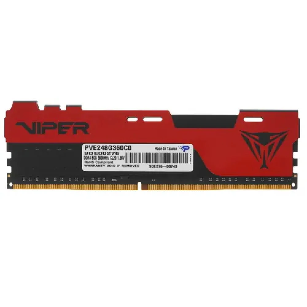 ОЗУ Patriot Viper Elite ll PVE248G360C0 DIMM, DDR4, 8 Гб, 3600 МГц