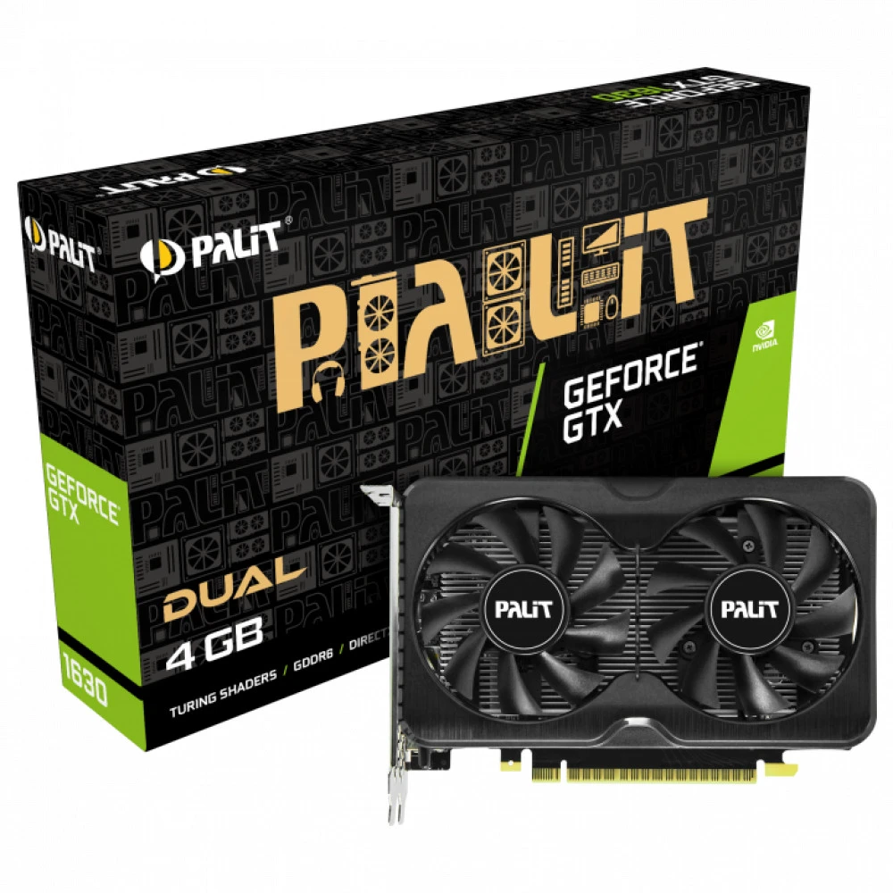 Видеокарта Palit GTX 1630 Dual NE6163001BG6-1175D 4 ГБ