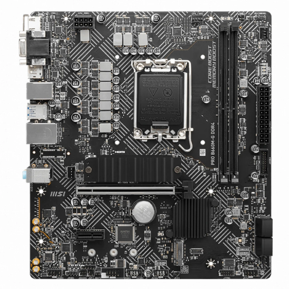 Материнская плата MSI PRO B660M-G DDR4 Micro-ATX, LGA 1700