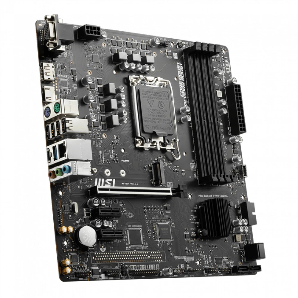 Материнская плата MSI PRO B660M-P WIFI DDR4 Mini-ATX, LGA 1700