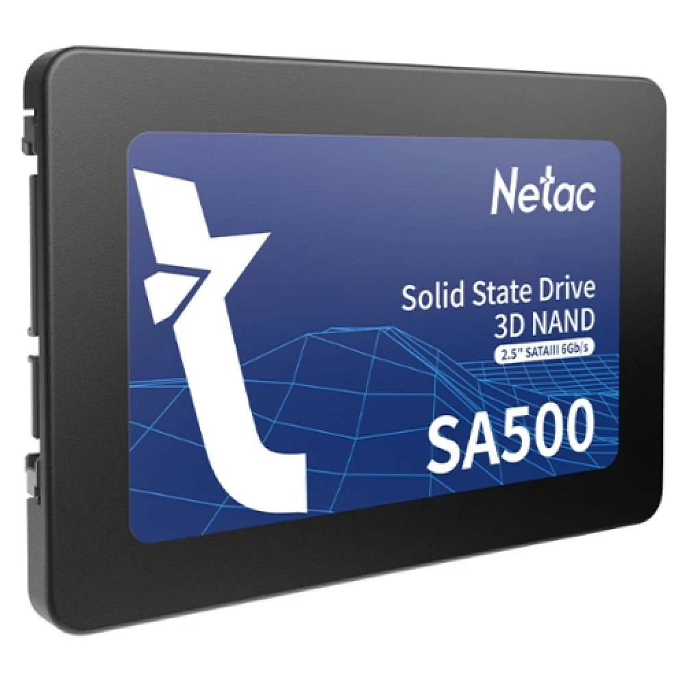 Жесткий диск Netac SA500 [NT01SA500-128-S3X] SSD (твердотельные), 128 ГБ, 2.5 дюйма, SATA