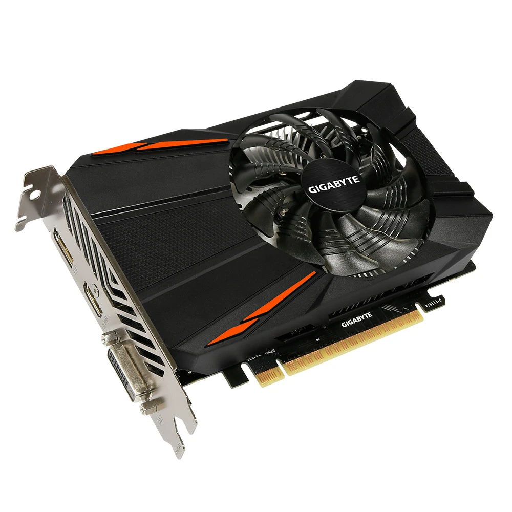 Видеокарта Gigabyte GeForce GTX 1050 Ti D5 GV-N105TD5-4GD 4 ГБ