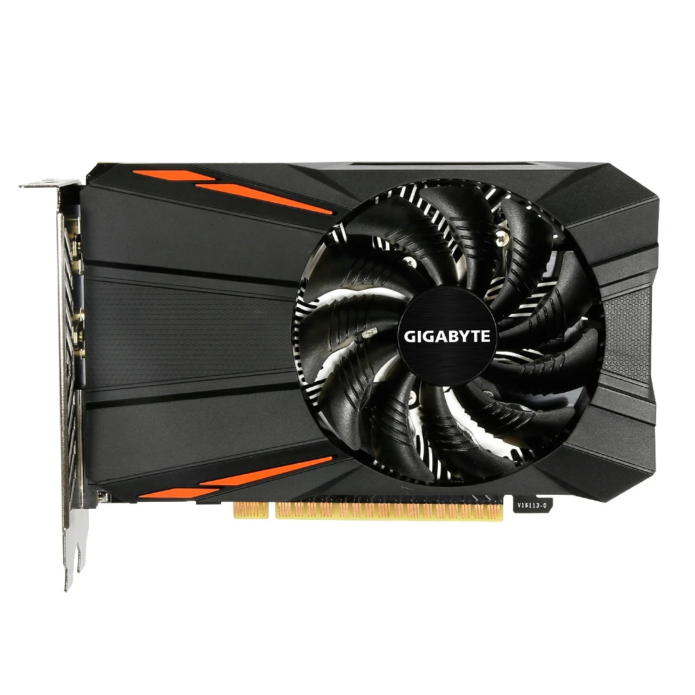 Видеокарта Gigabyte GeForce GTX 1050 Ti D5 GV-N105TD5-4GD 4 ГБ
