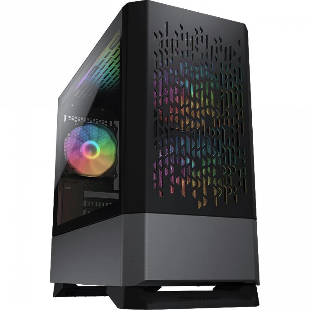 Корпус Cougar MG140 AIR RGB-Black CGR-5JM8B-AIR-RGB Mini-Tower