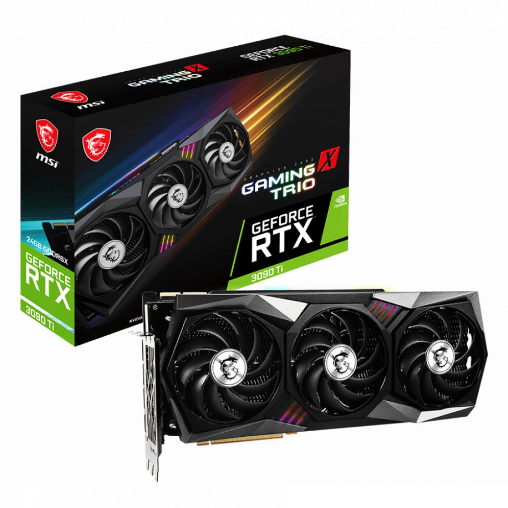 Видеокарта MSI RTX 3090 Ti GAMING X TRIO 24G 24 ГБ