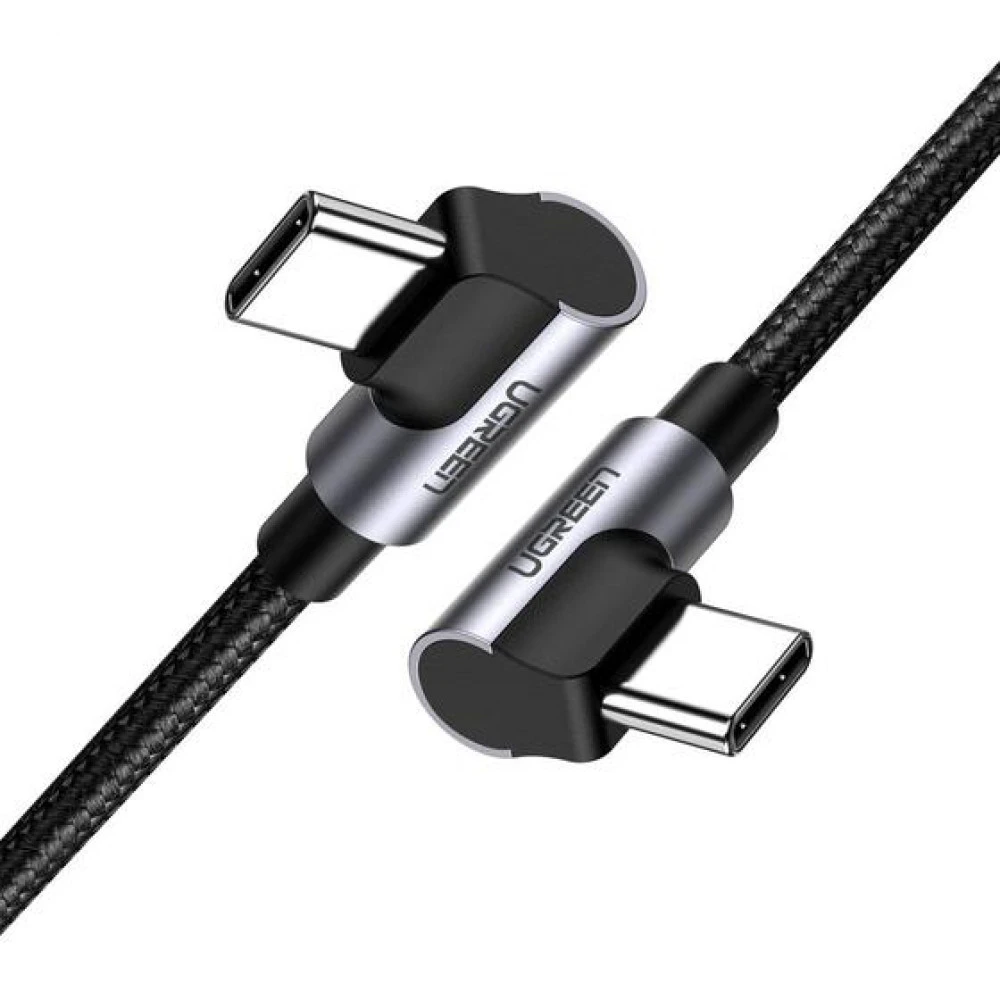 Кабель интерфейсный UGREEN US323 Angled USB-C 70529 USB Type C - USB Type C
