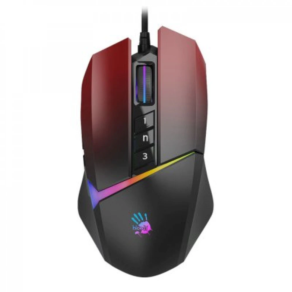 Мышь Bloody W60-Max Red Игровые, Проводная