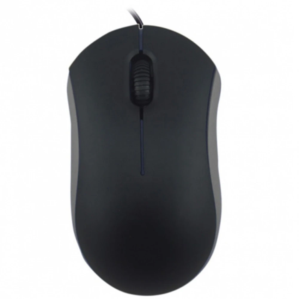 Мышь Ritmix ROM-111 BLACK/GRAY Бюджетные, Проводная