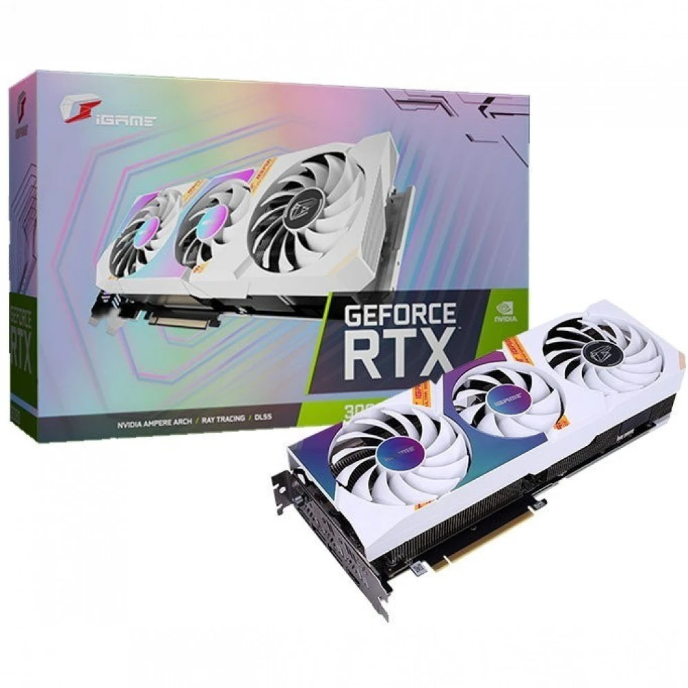 Видеокарта Colorful RTX3070Ti Ultra W OC 8G-V RTX 3070 Ti Ultra W OC 8G-V 8 ГБ