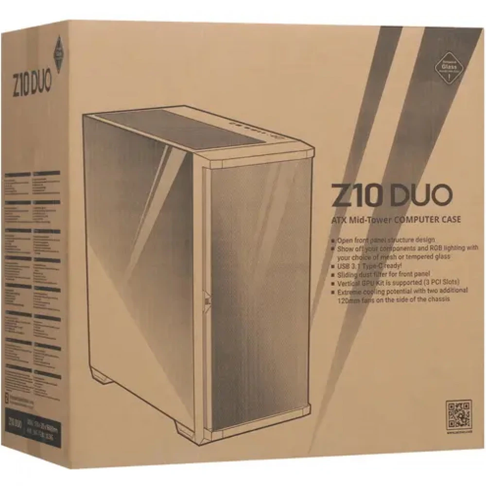 Корпус Zalman Z10 DUO Z10 Duo Mid-Tower