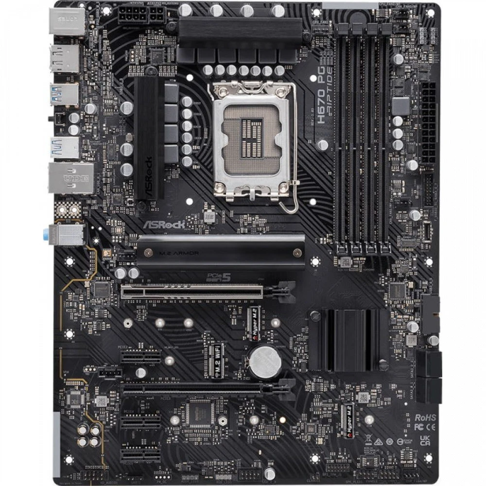 Материнская плата ASRock H670 PG RIPTIDE ATX, LGA 1700