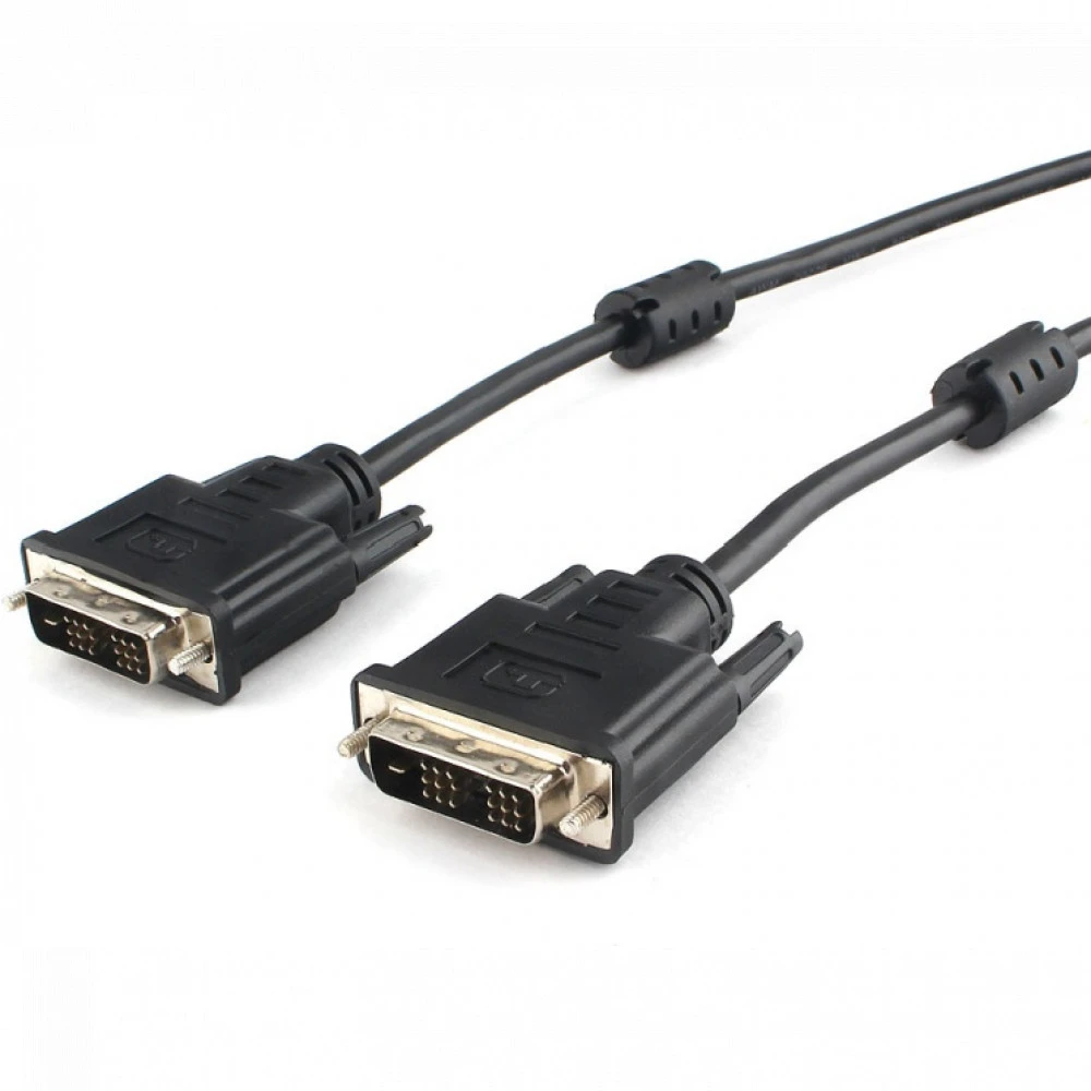 Кабель интерфейсный Cablexpert DVI-D to DVI-D (4.5м) CC-DVIL-BK-15 DVI - DVI