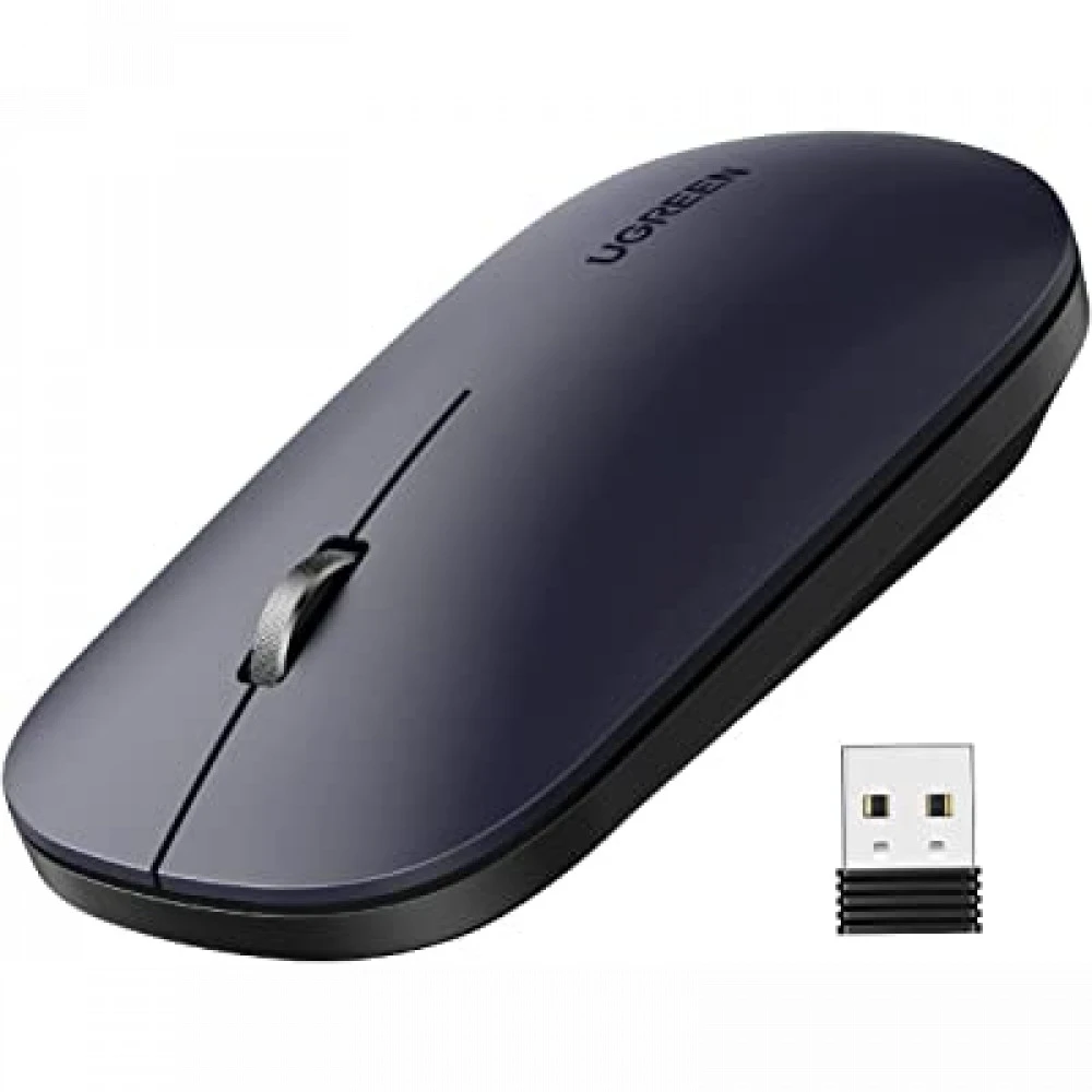 Мышь UGREEN MU001 Wireless Mouse Black 90372 Бюджетные, Беспроводная