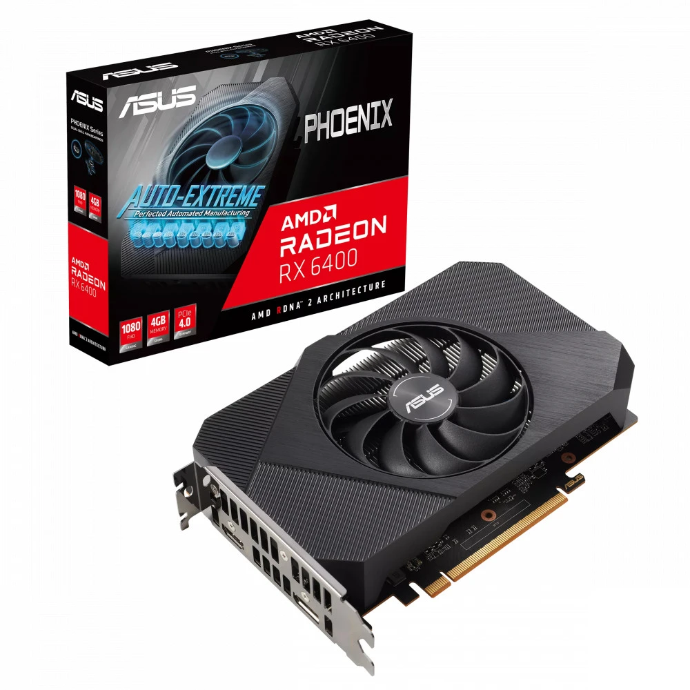Видеокарта Asus AMD Radeon RX 6400 PH-RX6400-4G 4 ГБ