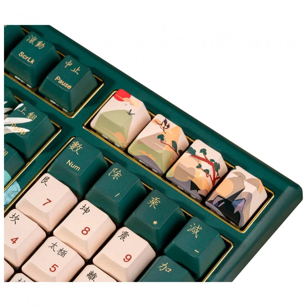 Клавиатура Varmilo Crane, VBM108, Wired, Multimedia, Gaming, Varmilo EC V2 Sakura, Green, USB 390220 Проводная, USB