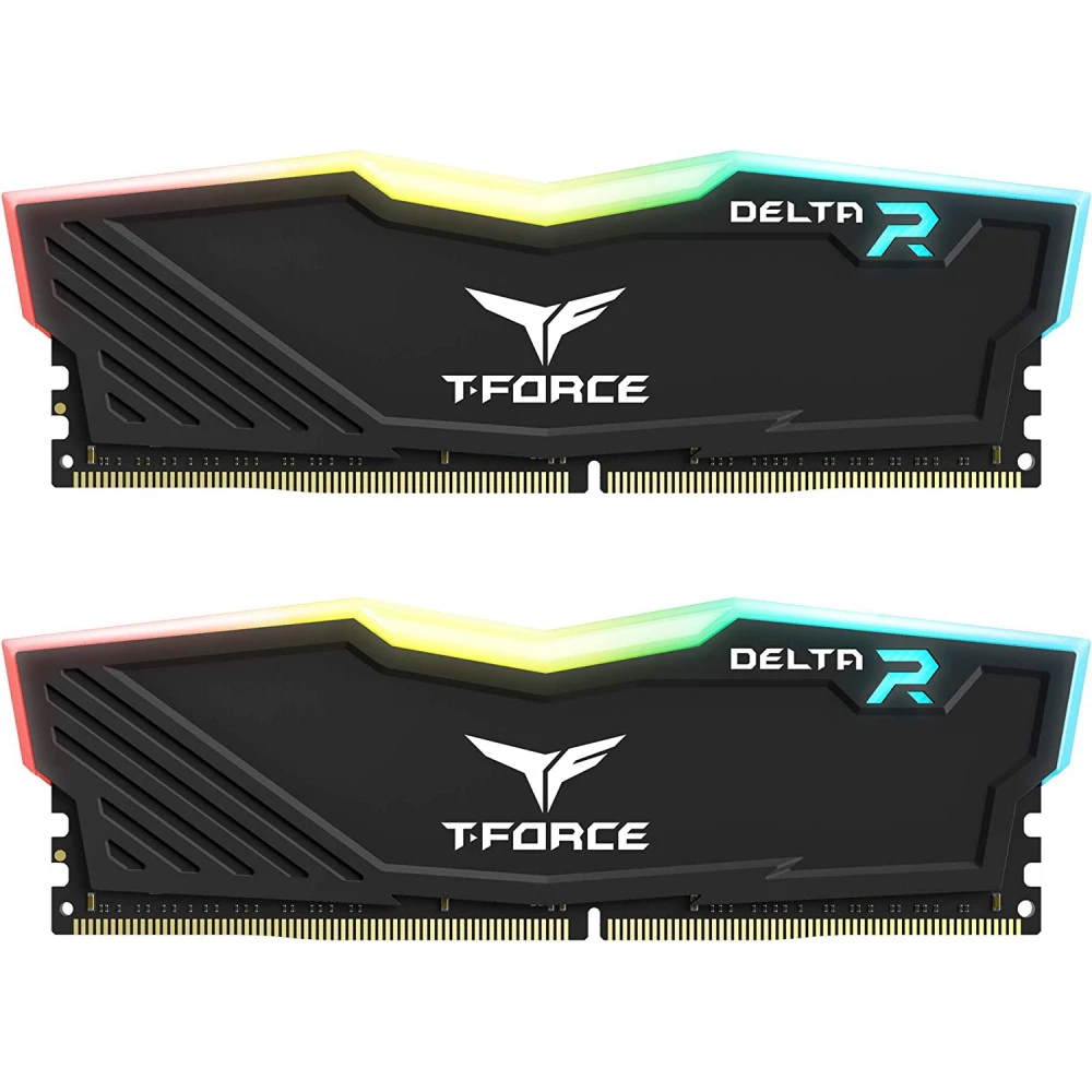 ОЗУ Team Group T-Force Delta RGB DDR4 32GB TF3D432G3600HC18JDC01 DIMM, DDR4, 32 Гб (2 х 16 Гб), 3600 МГц