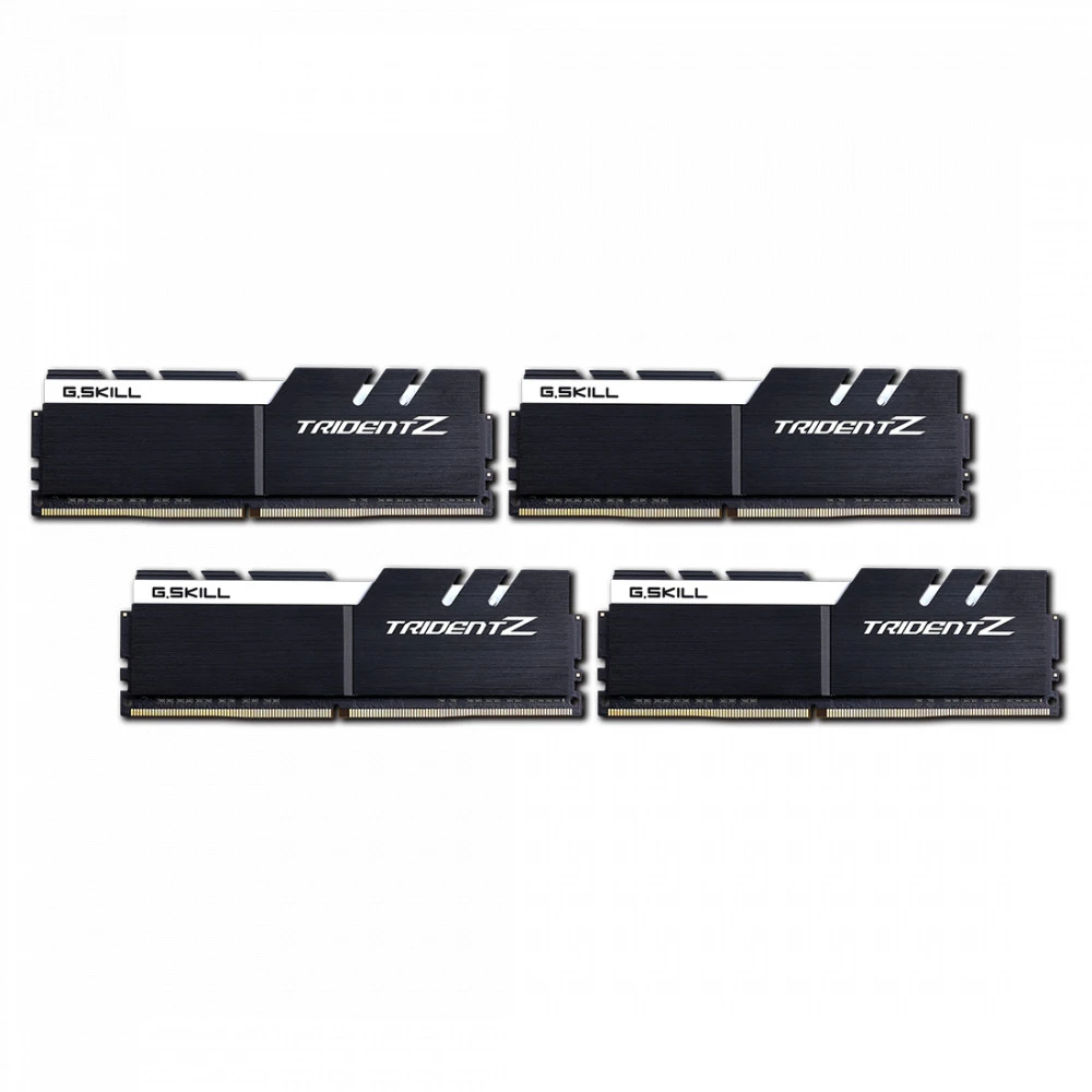 ОЗУ G.Skill Trident Z F4-3200C16Q-64GTZKW DIMM, DDR4, 64 Гб (4 х 16 Гб), 3200 МГц