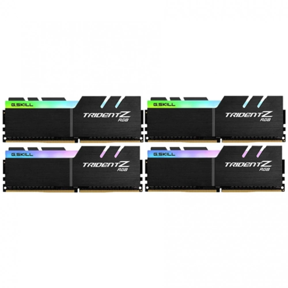 ОЗУ G.Skill Trident Z RGB 128GB F4-3200C16Q-128GTZR DIMM, DDR4, 128 Гб (4 х 32 Гб), 3200 МГц