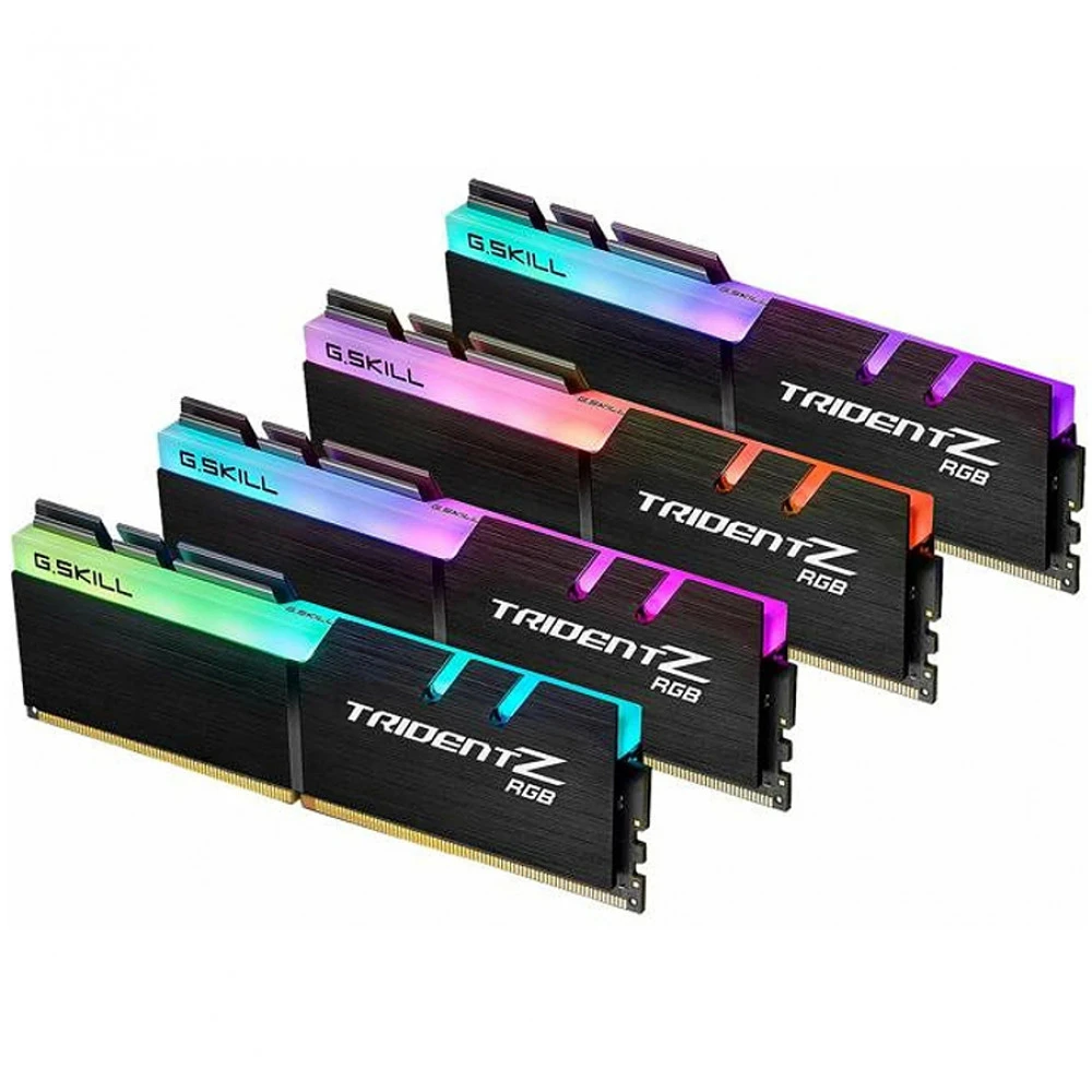 ОЗУ G.Skill Trident Z RGB 128GB F4-3200C16Q-128GTZR DIMM, DDR4, 128 Гб (4 х 32 Гб), 3200 МГц