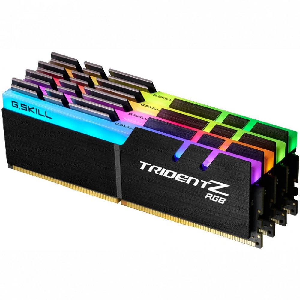 ОЗУ G.Skill Trident Z RGB 128GB F4-3600C18Q-128GTZR DIMM, DDR4, 128 Гб (4 х 32 Гб), 3600 МГц