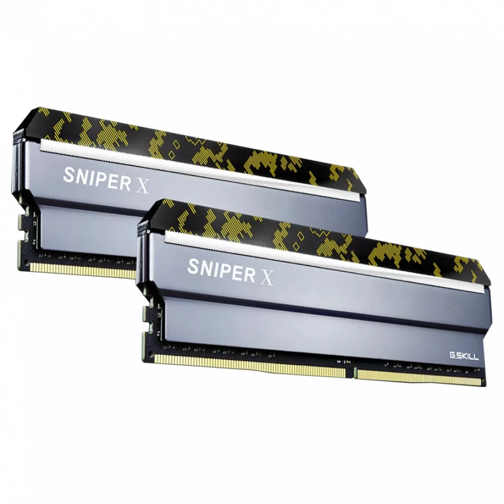 ОЗУ G.Skill Sniper X F4-3000C16D-16GSXKB DIMM, DDR4, 16 Гб (2 х 8 Гб), 3000 МГц