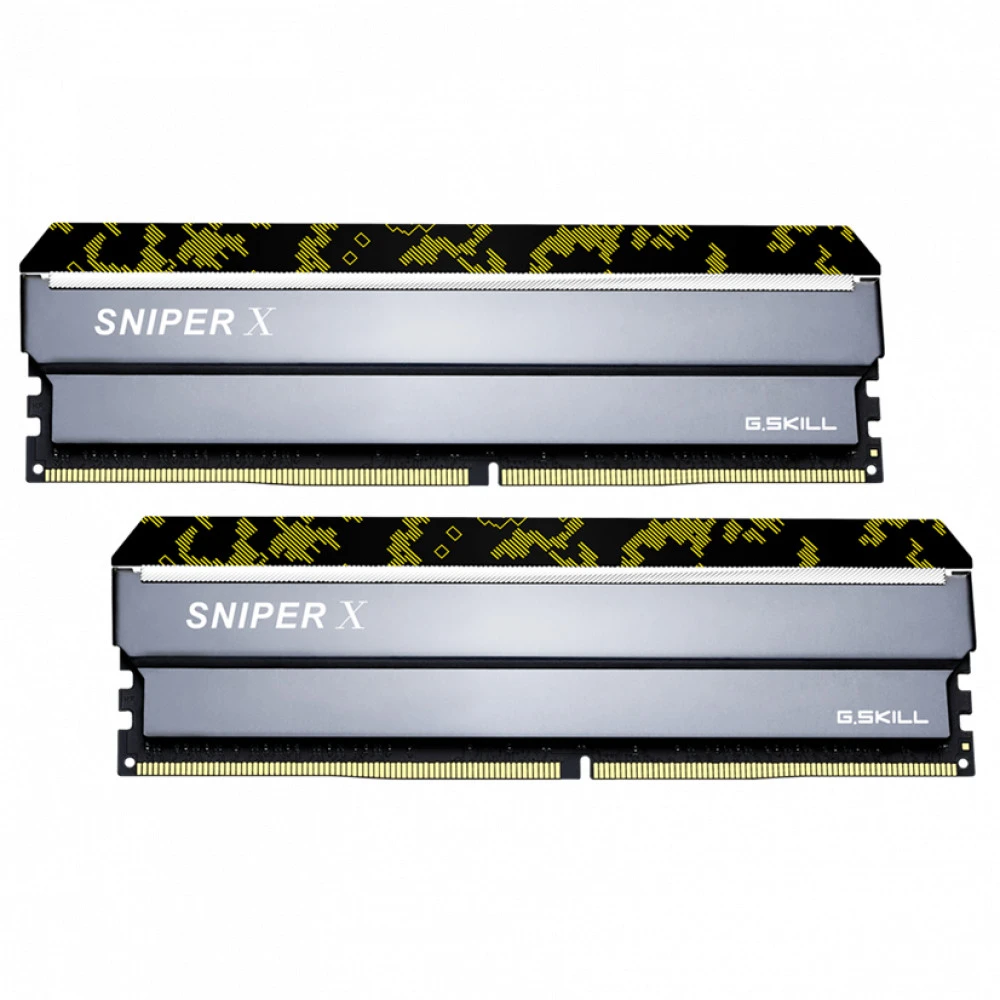 ОЗУ G.Skill Sniper X F4-3000C16D-16GSXKB DIMM, DDR4, 16 Гб (2 х 8 Гб), 3000 МГц
