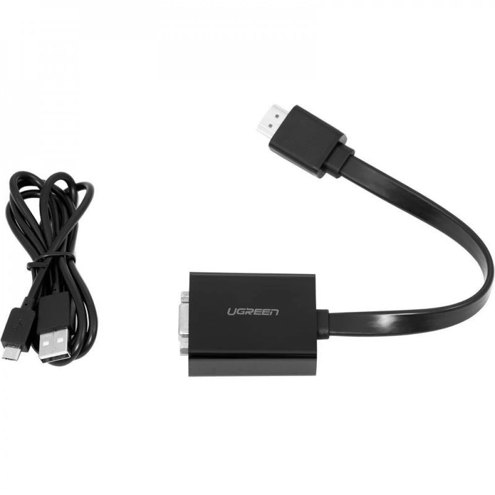 Кабель интерфейсный UGREEN 40248 D-SUB (VGA) - HDMI
