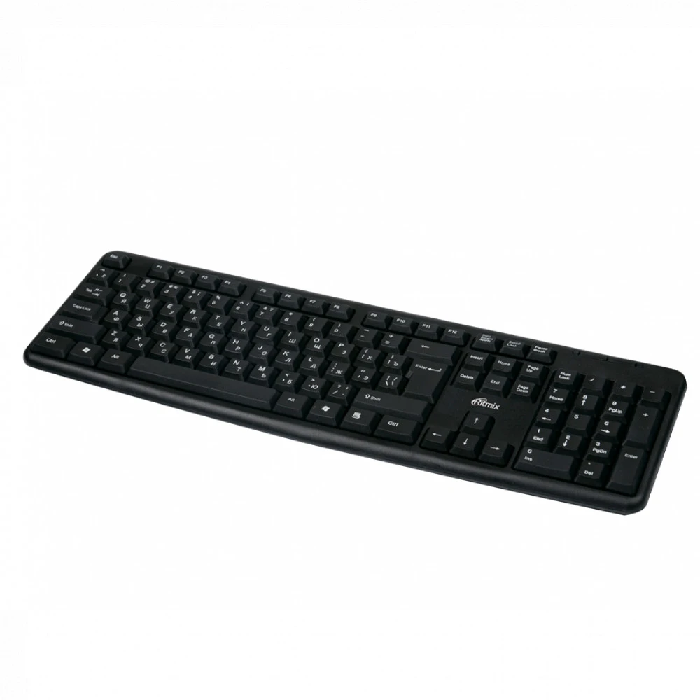 Клавиатура Ritmix RKB-103 черный 15117497 Проводная, USB