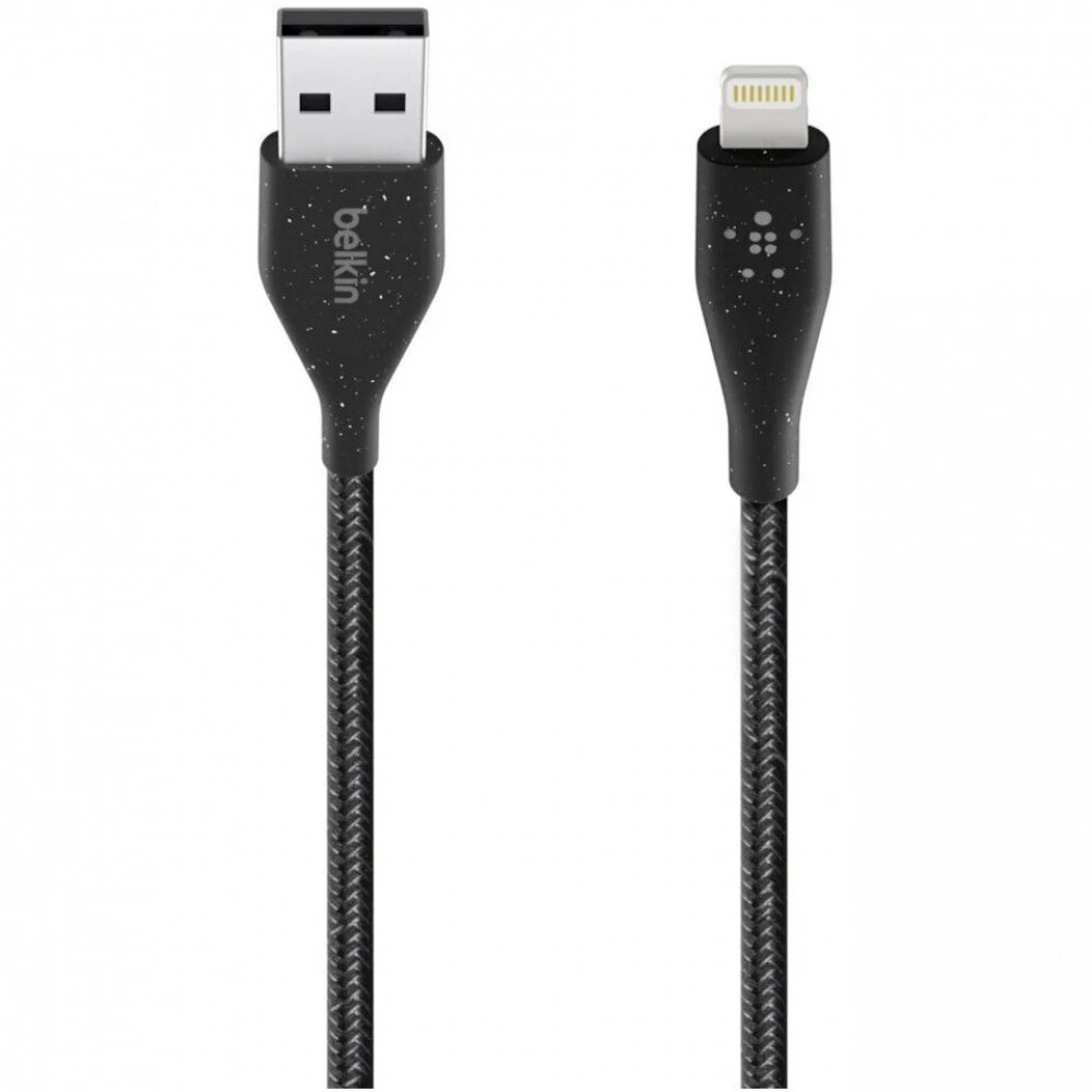 Кабель интерфейсный Belkin DuraTech Black (1.2 м) F8J236BT04-BLK USB Type A - Lightning (8pin)